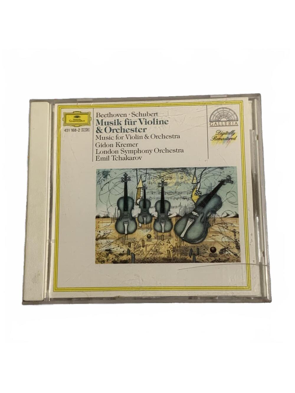 Beethoven Schubert Musik für Violine & Orchester CD Gidon Kremer DG